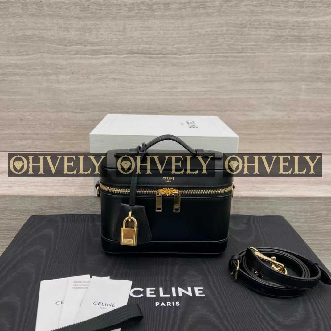Celine 베니티 샤이니 카프스킨 블랙 상품 썸네일