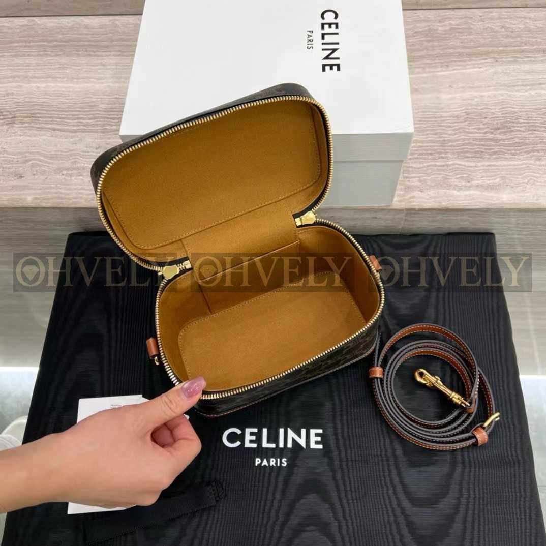 셀린느 트리옹프 캔버스 베니티백 상품 썸네일