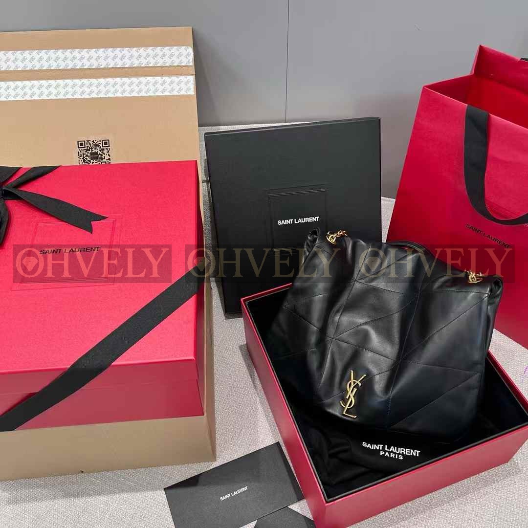생로랑 제이미 램스킨 맥시 숄더백 (블랙) 상품 썸네일