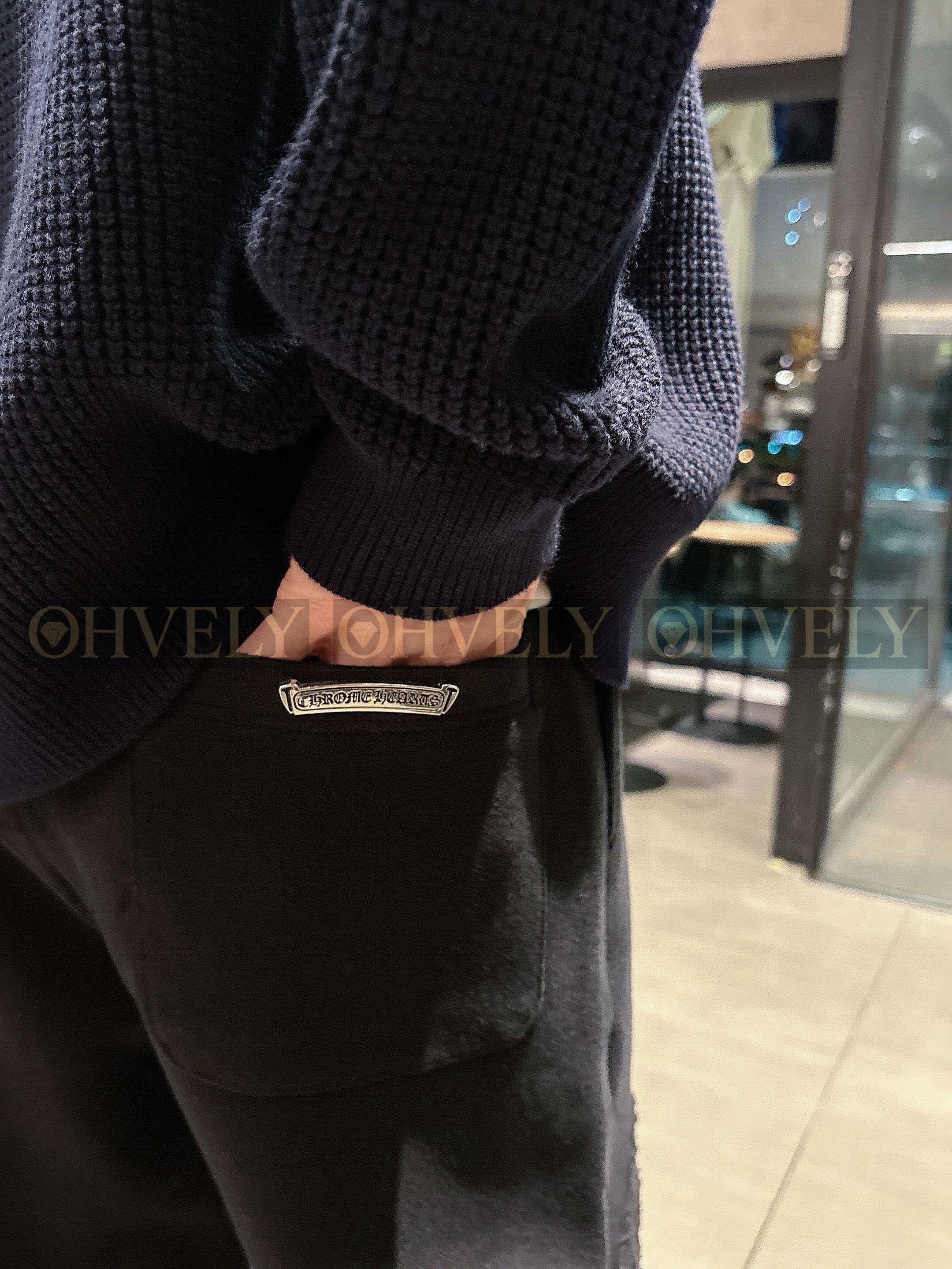 크롬하츠 블랙패치 트레이닝 팬츠 상품 썸네일