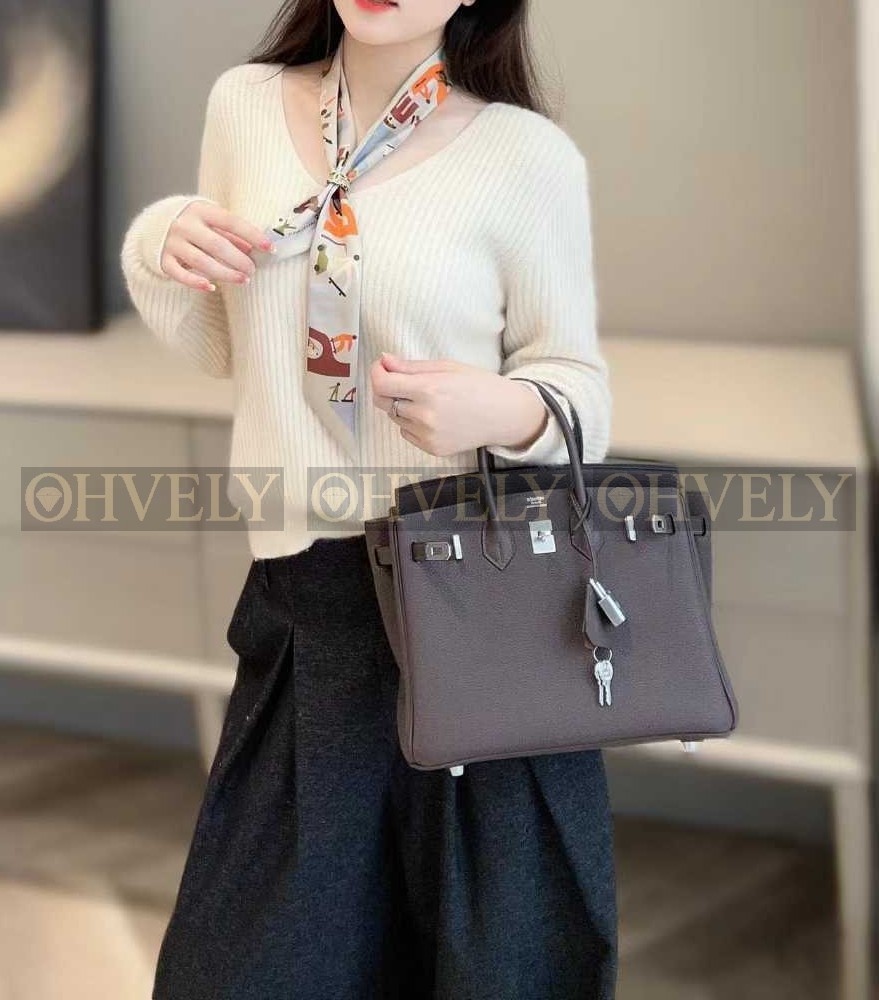 Hermès Birkin 25 TOGO 에벤/은장 (시중가 3500만원대) 상품 썸네일