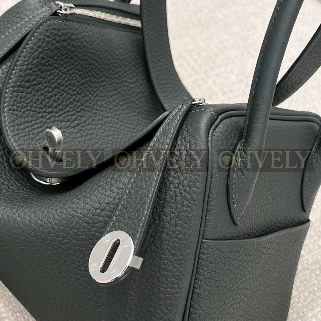 Hermès Lindy 26 그린(Vert Cypress)/은장 (시중가1600만) 상품 썸네일