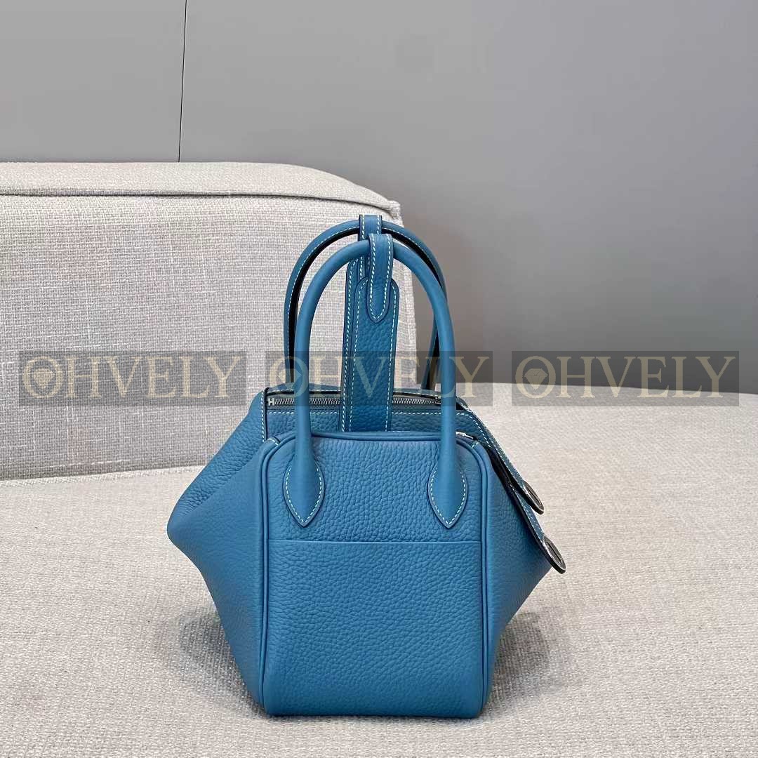 Hermès Lindy 26 블루(Bleu Jean)/금장 (시중가1600만) 상품 썸네일