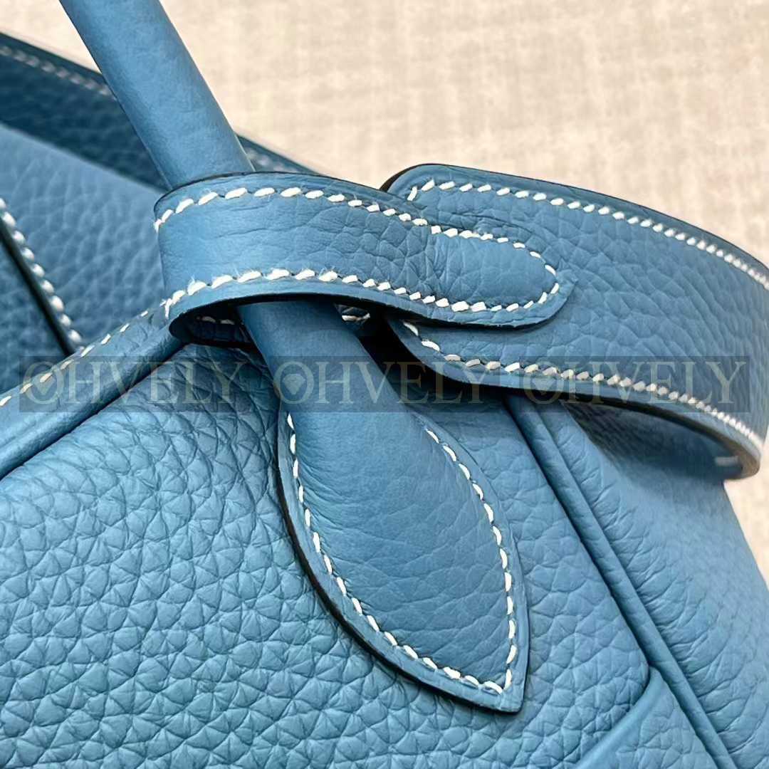 Hermès Lindy 26 블루(Bleu Jean)/금장 (시중가1600만) 상품 썸네일