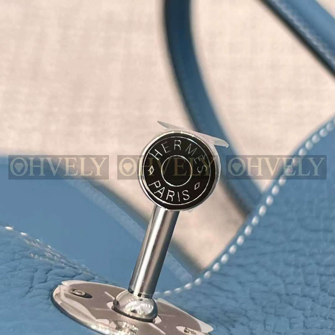 Hermès Lindy 26 블루(Bleu Jean)/금장 (시중가1600만) 상품 썸네일