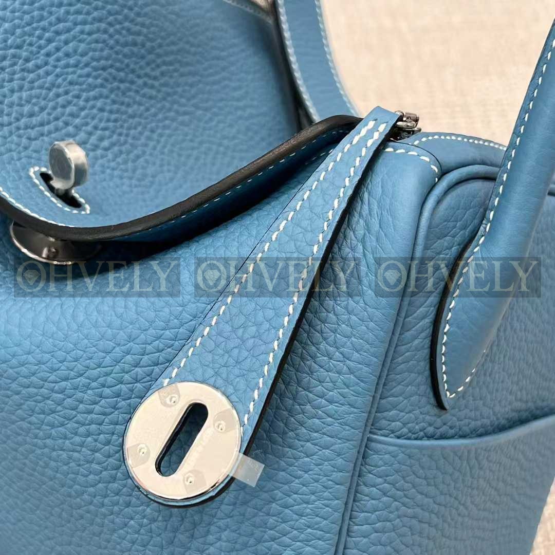 Hermès Lindy 26 블루(Bleu Jean)/금장 (시중가1600만) 상품 썸네일