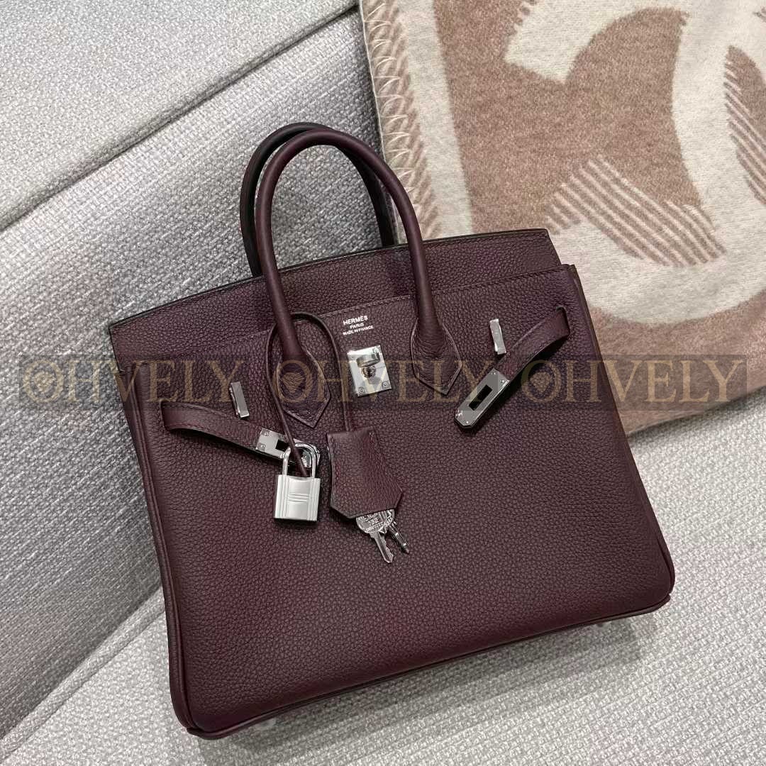 Hermès Birkin 25 TOGO 버건디(Rouge Sellier) / 은장 (시중가 3500만) 상품 썸네일