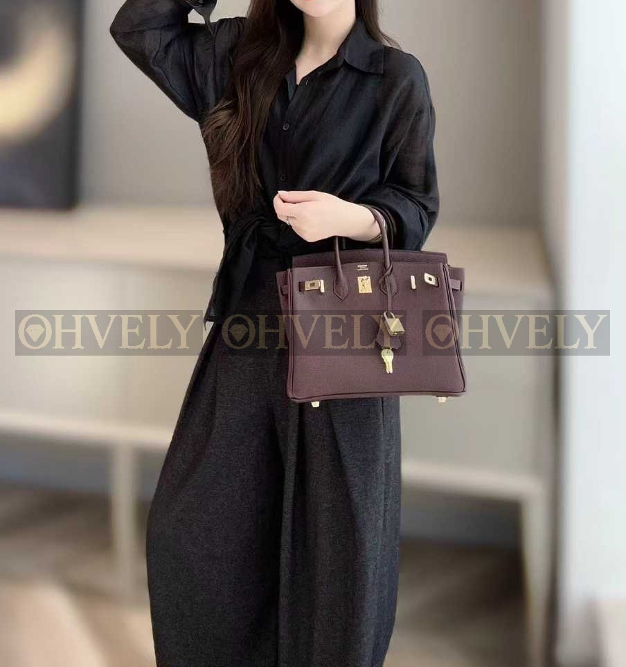 Hermès Birkin 25 TOGO 버건디(Rouge Sellier) / 은장 (시중가 3500만) 상품 썸네일