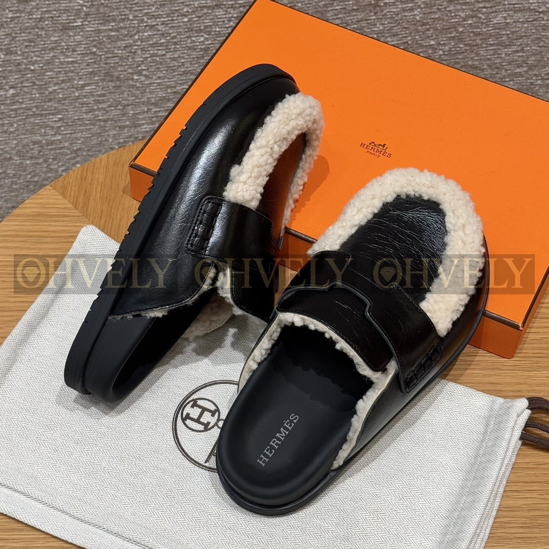 Hermès Go뮬 시어링 나파가죽 (블랙) 상품 썸네일