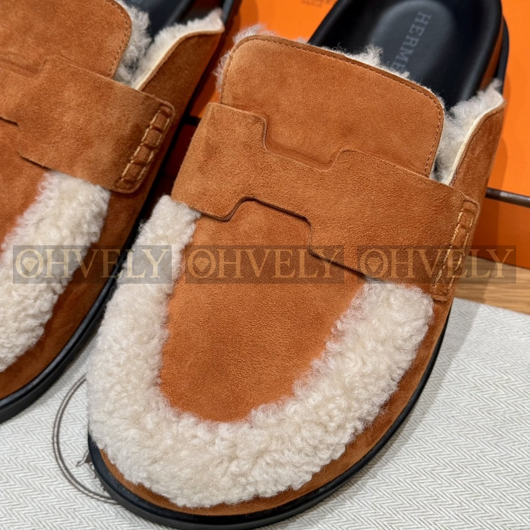Hermès Go뮬 시어링(내추럴/에크루) 상품 썸네일