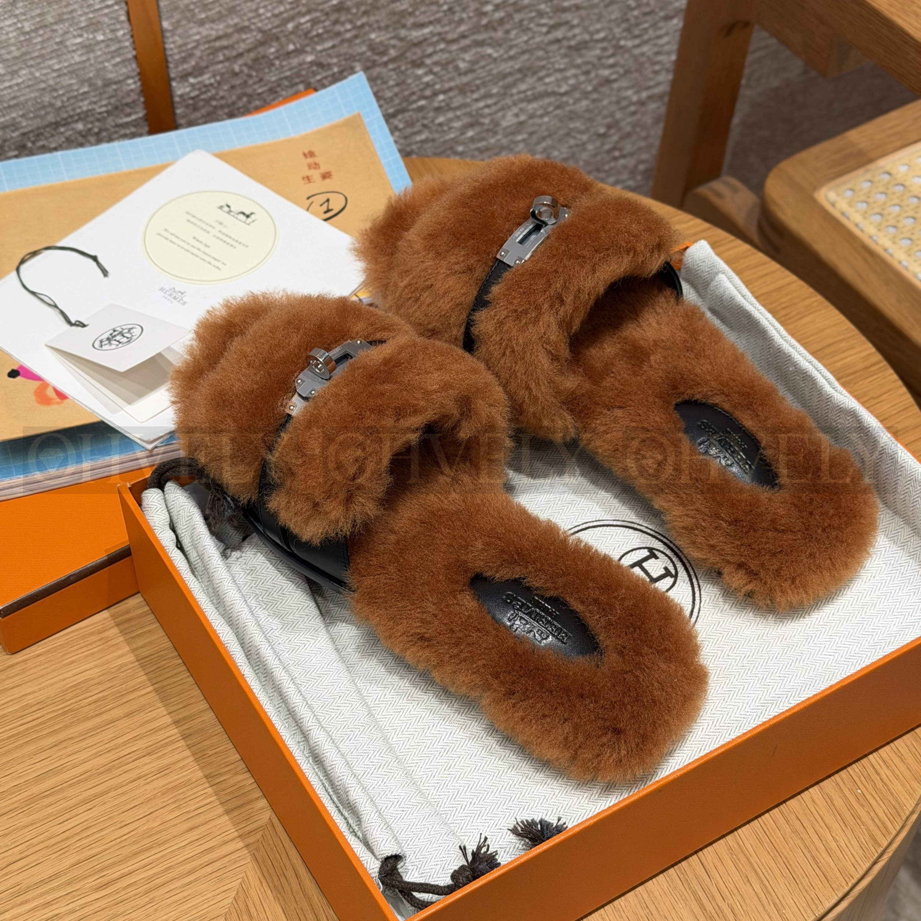 에르메스 줄리아 켈리 시어링 뮬(handmade.ver) 상품 썸네일