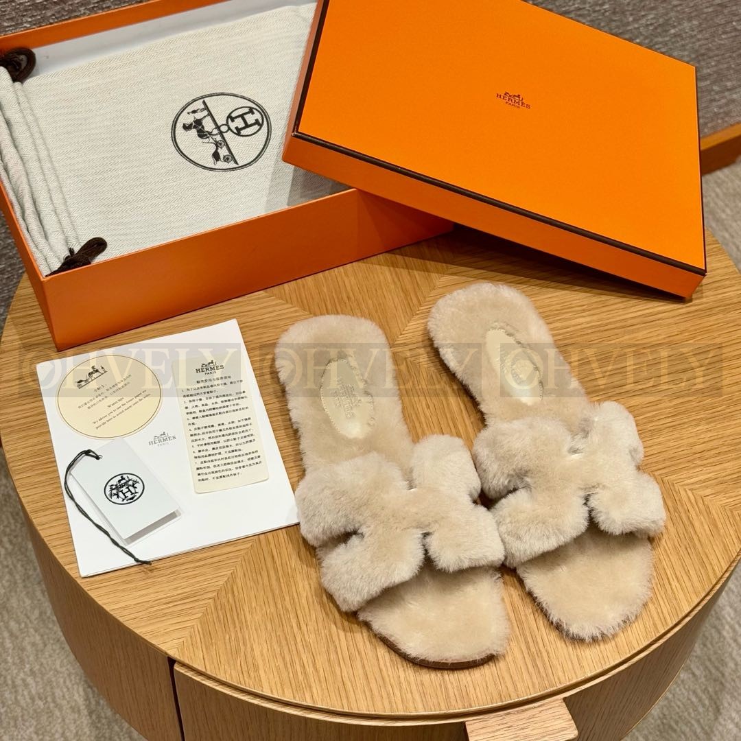 에르메스 시어링 오란 슬리퍼(handmade.ver) 상품 썸네일
