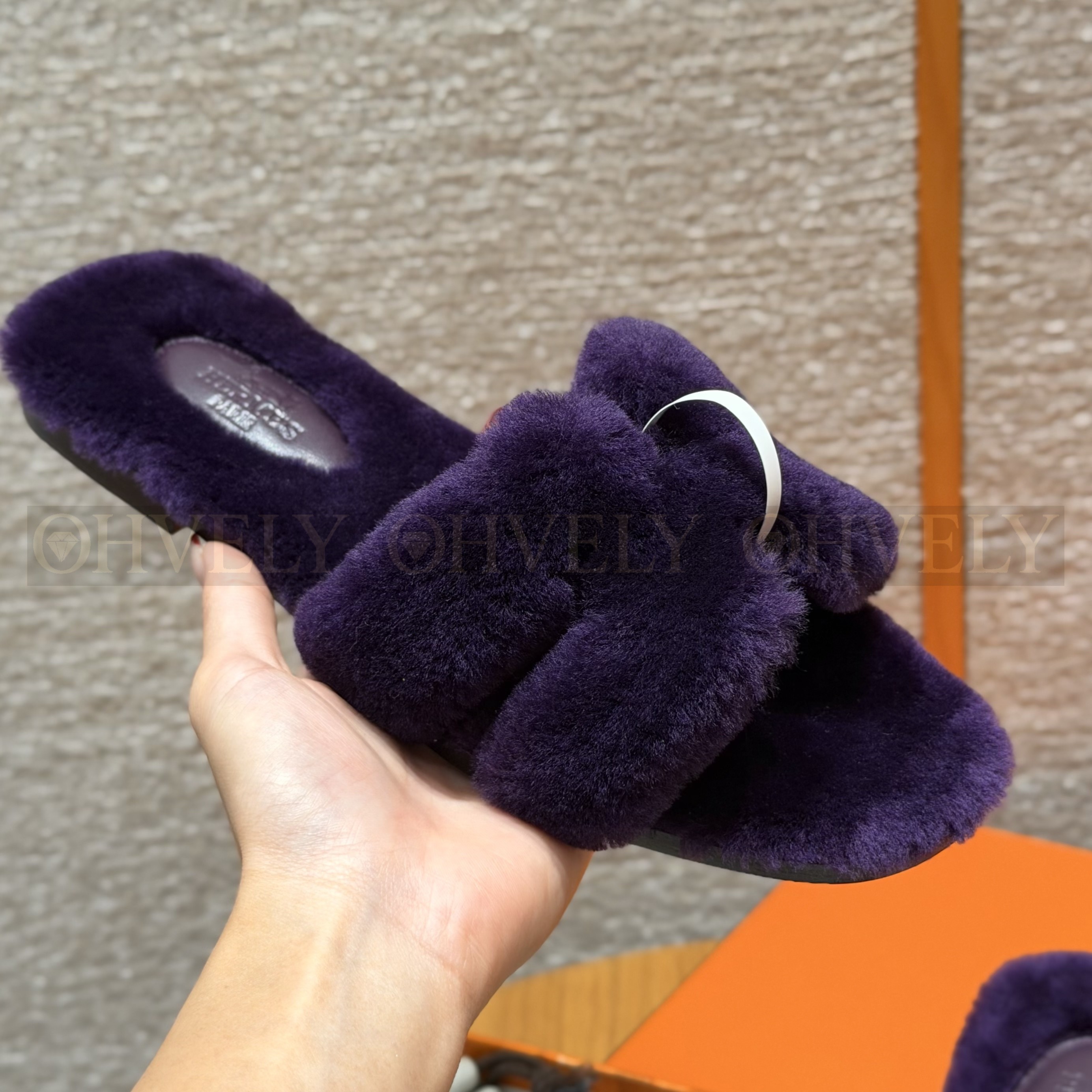 에르메스 시어링 오란 슬리퍼(handmade.ver) 상품 썸네일