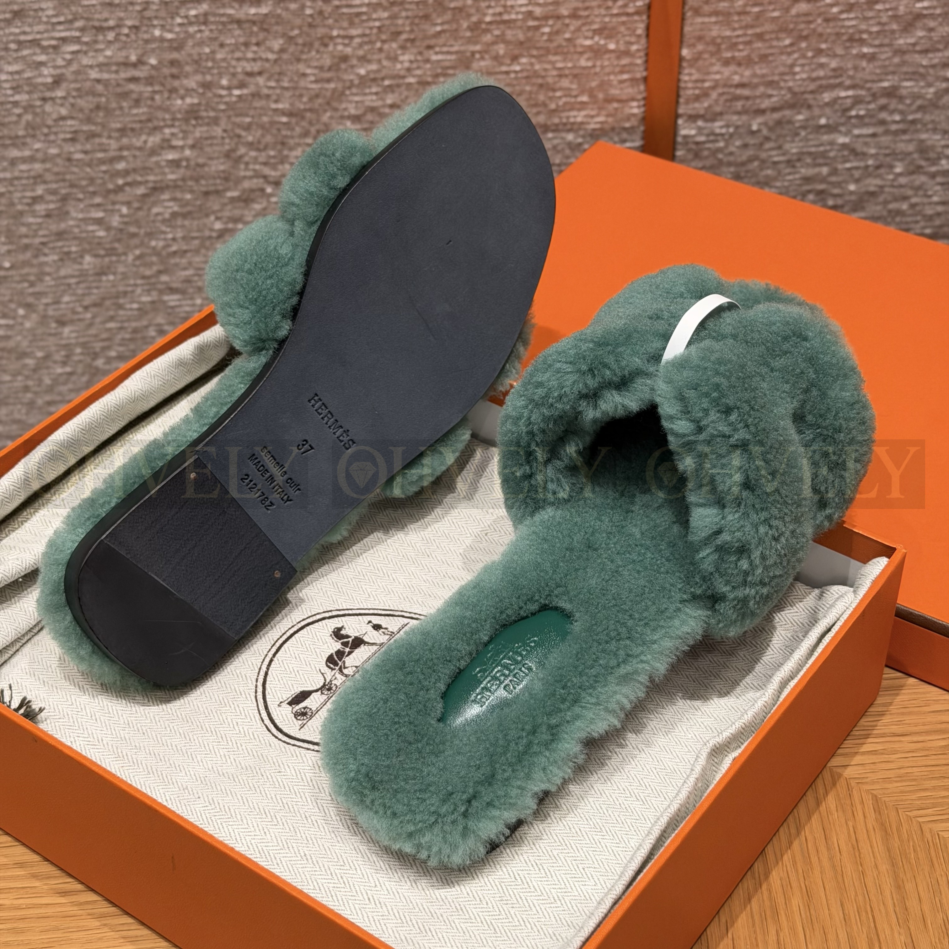 에르메스 시어링 오란 슬리퍼(handmade.ver) 상품 썸네일