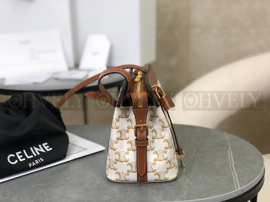 셀린느 카바스 드 프랑스 숄더백 캔버스 상품 썸네일