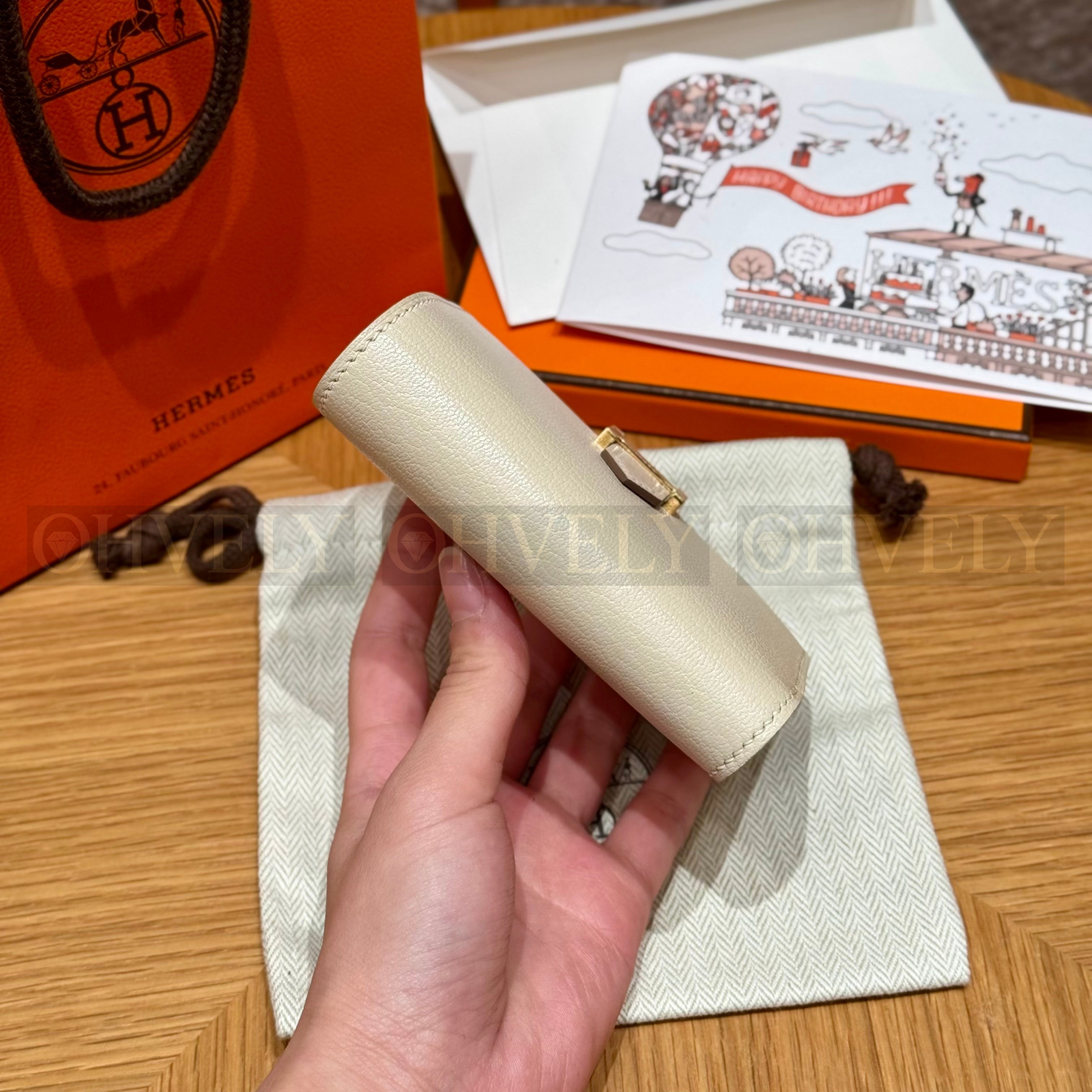 에르메스 베안 콤비 월렛 미조레 금장 상품 썸네일