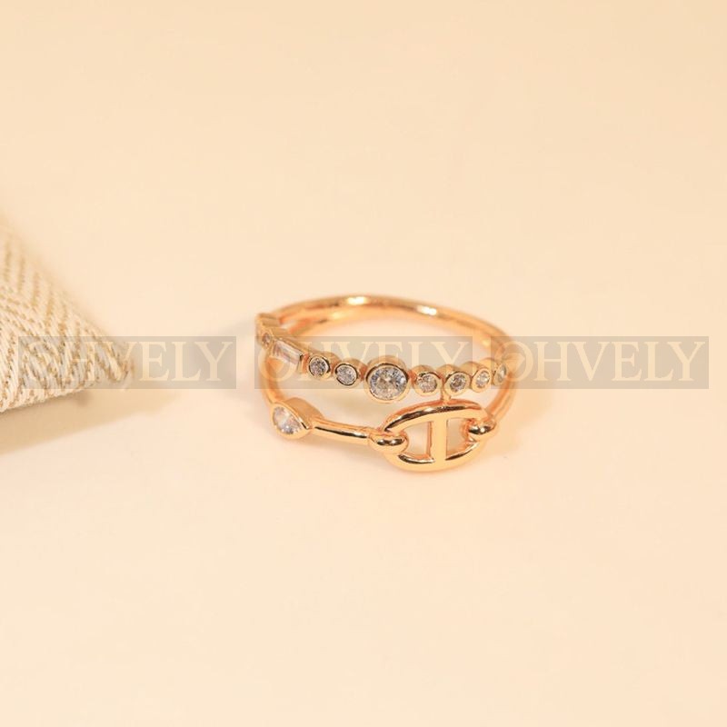 에르메스 Chaine d'ancre Chaos Fancy 링 상품 썸네일