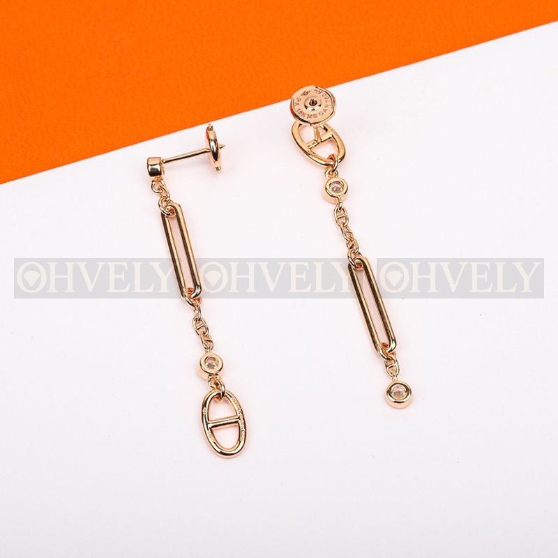 에르메스 Chaine d'ancre Chaos earrings 상품 썸네일