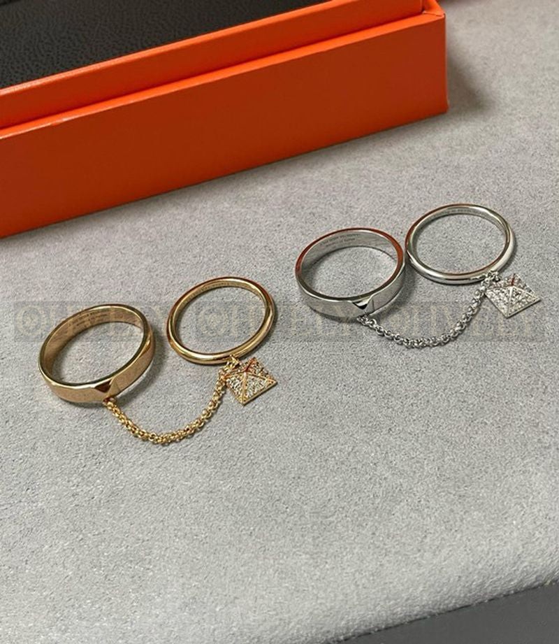 에르메스 Hermès Clou d'H 더블 링 상품 썸네일