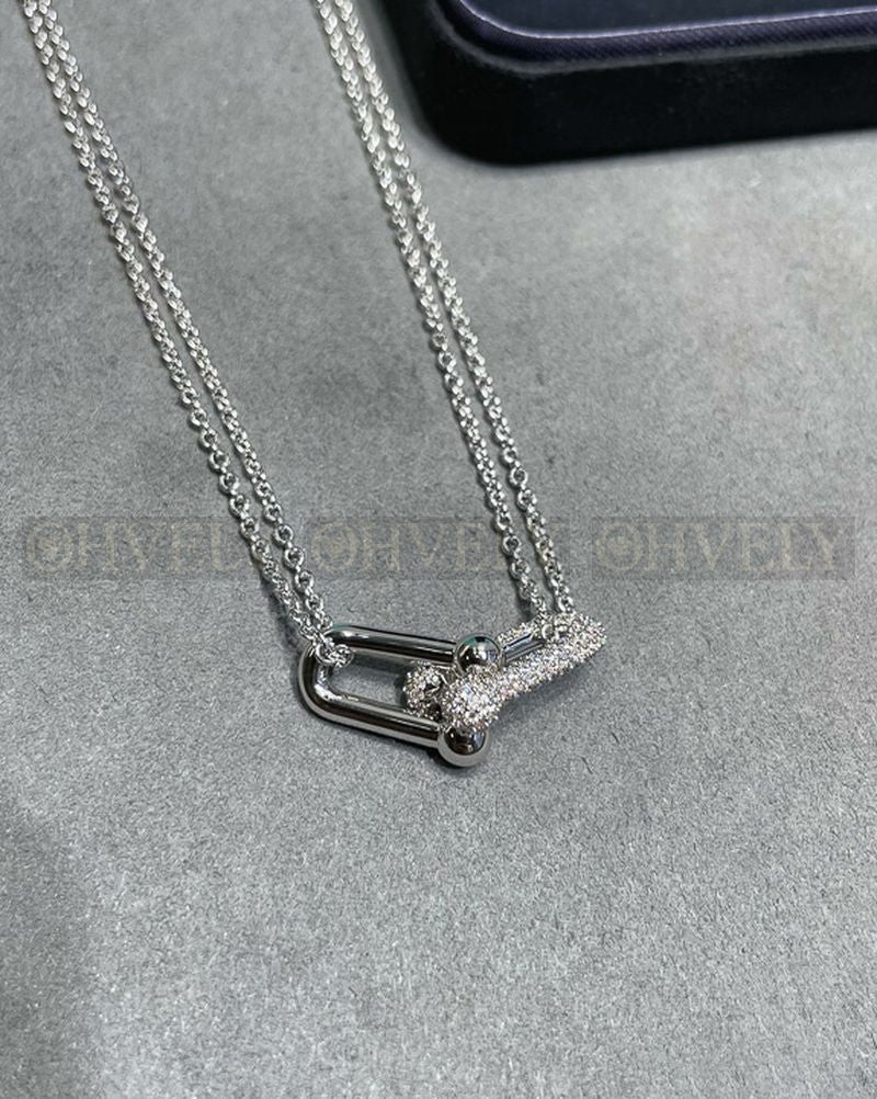 티파니 더블 링크 파베 네크리스 상품 썸네일