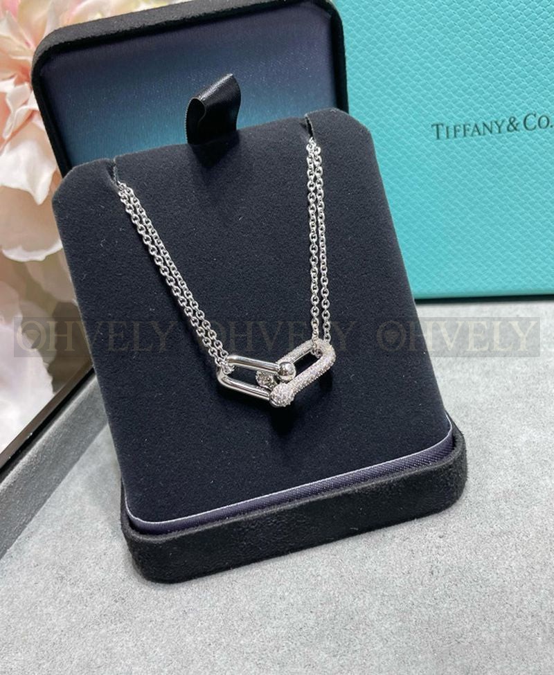 티파니 더블 링크 파베 네크리스 상품 썸네일