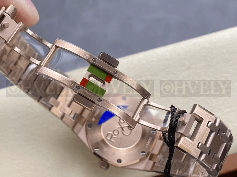 데마피게 로얄오크 67651 초코판 로즈골드 금통 다이아세팅 (33mm,쿼츠) 상품 썸네일