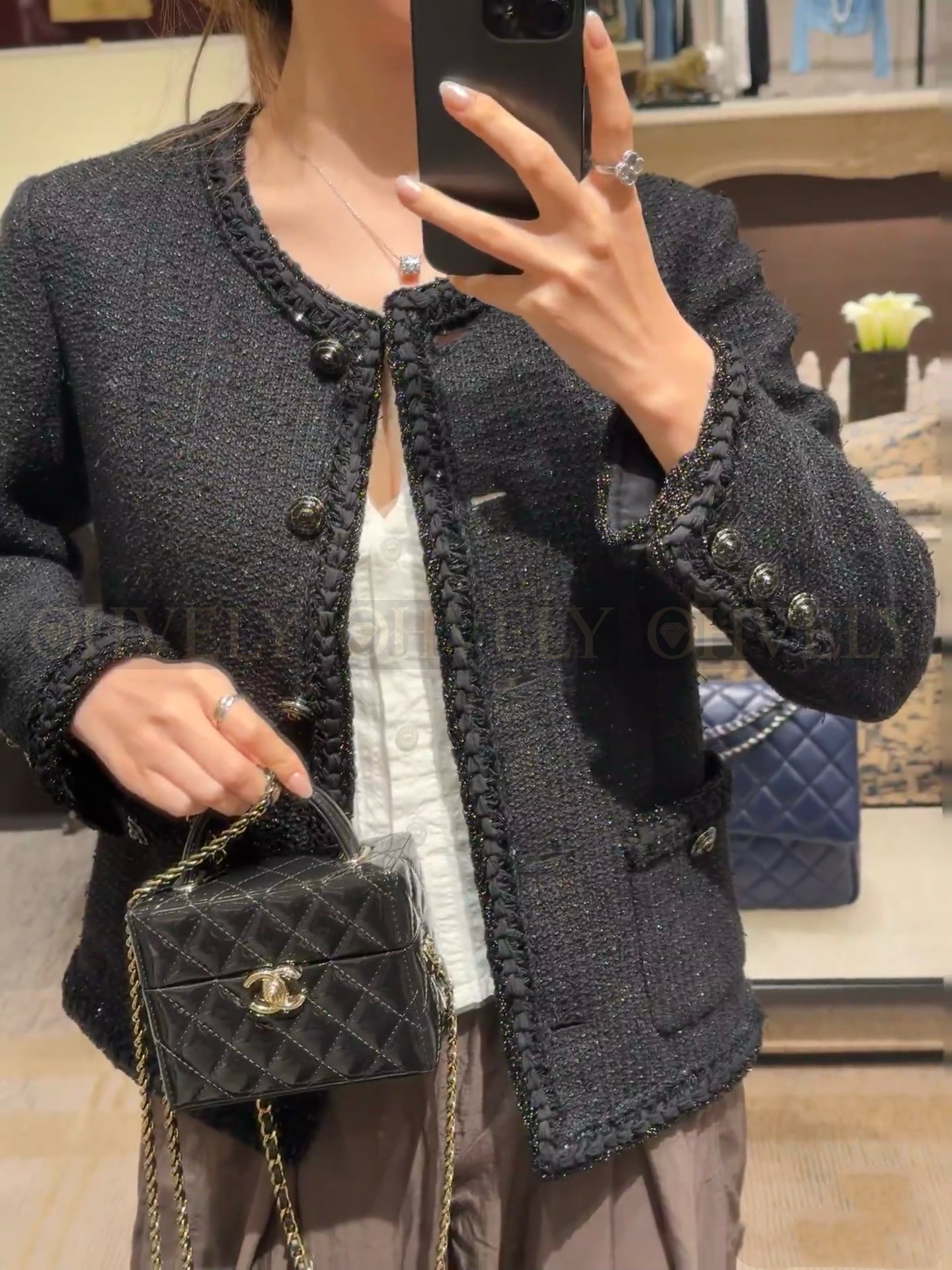 【 ZP 】CHANEL 2025 모직 코트 자켓 (매장가 1316만원) 상품 썸네일