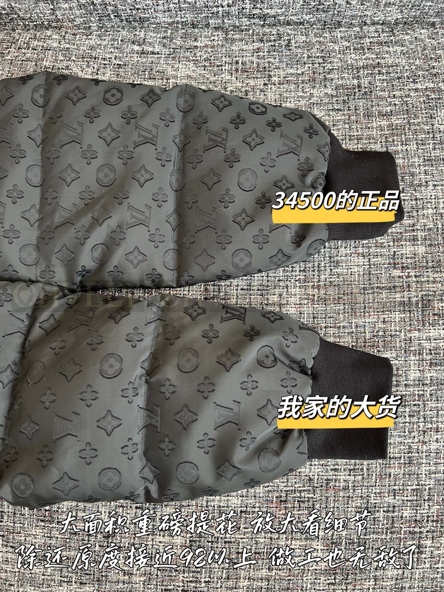 【 ZP 】Louis Vuitton 2025 모노그램 깃털 넥 패딩 (매장가 690만원) 상품 썸네일