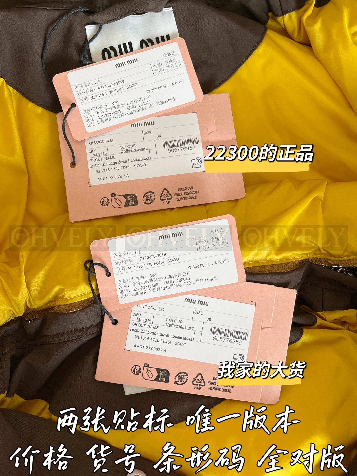 【 ZP 】MiuMiu 2025 후드 패딩 (매장가 446만원) 상품 썸네일