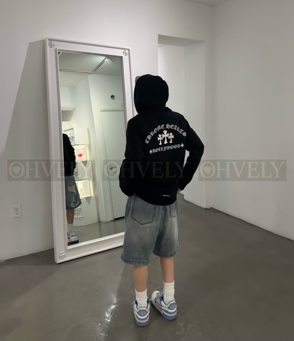【 ZP 】CHROME HEARTS 후드 집업 블랙 (매장가 250만원) 상품 썸네일