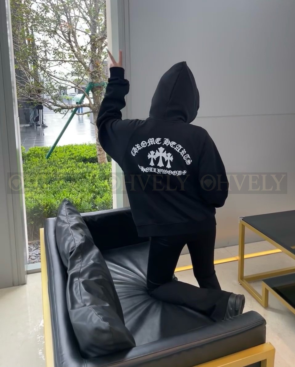 【 ZP 】CHROME HEARTS 후드 집업 블랙 (매장가 250만원) 상품 썸네일