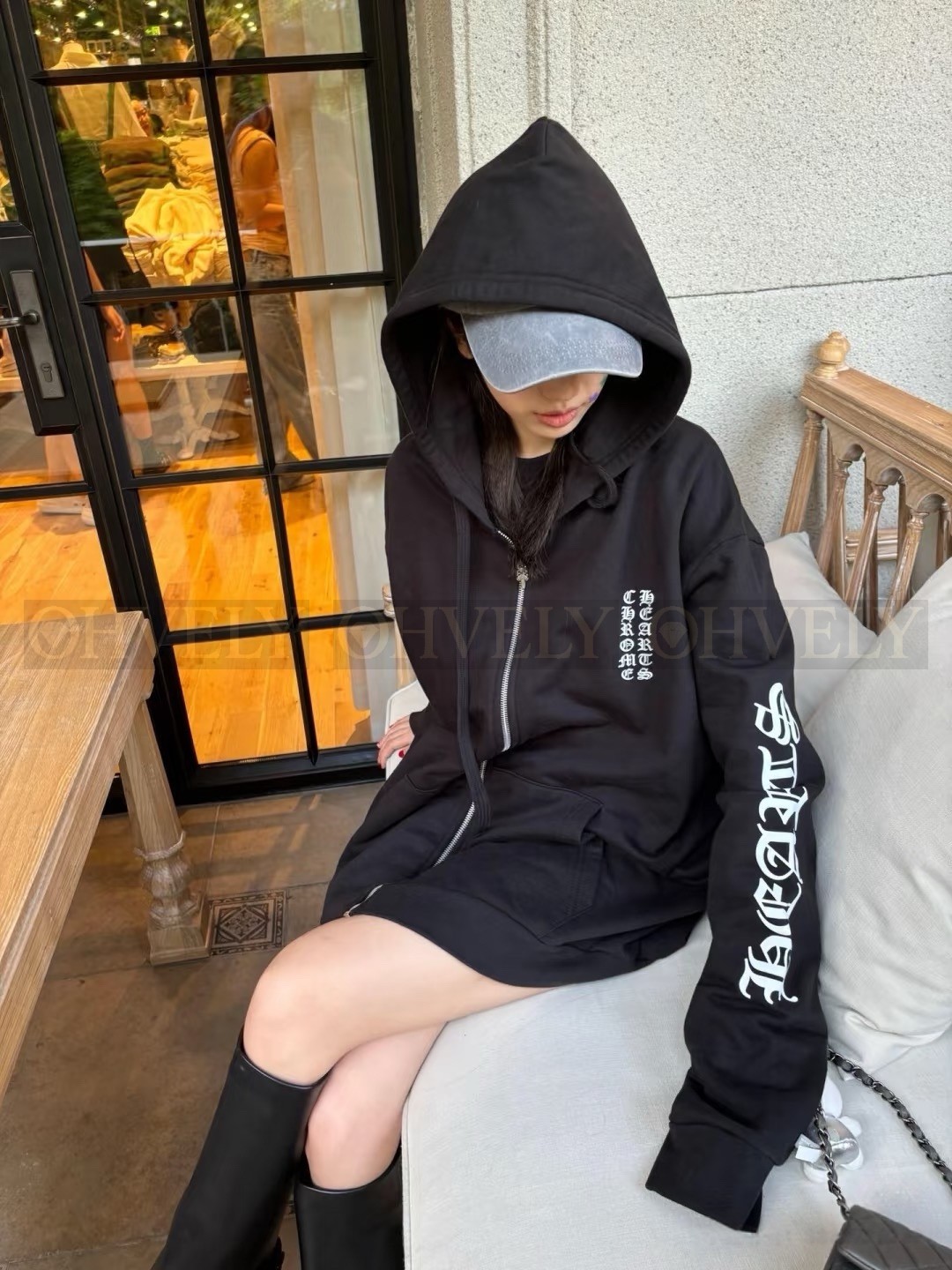 【 ZP 】CHROME HEARTS 후드 집업 블랙 (매장가 320만원) 상품 썸네일