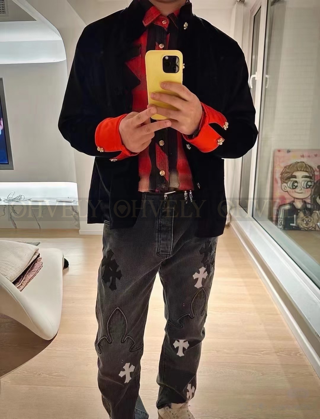 【 ZP 】CHROME HEARTS 청바지 (매장가 2800만원) 상품 썸네일