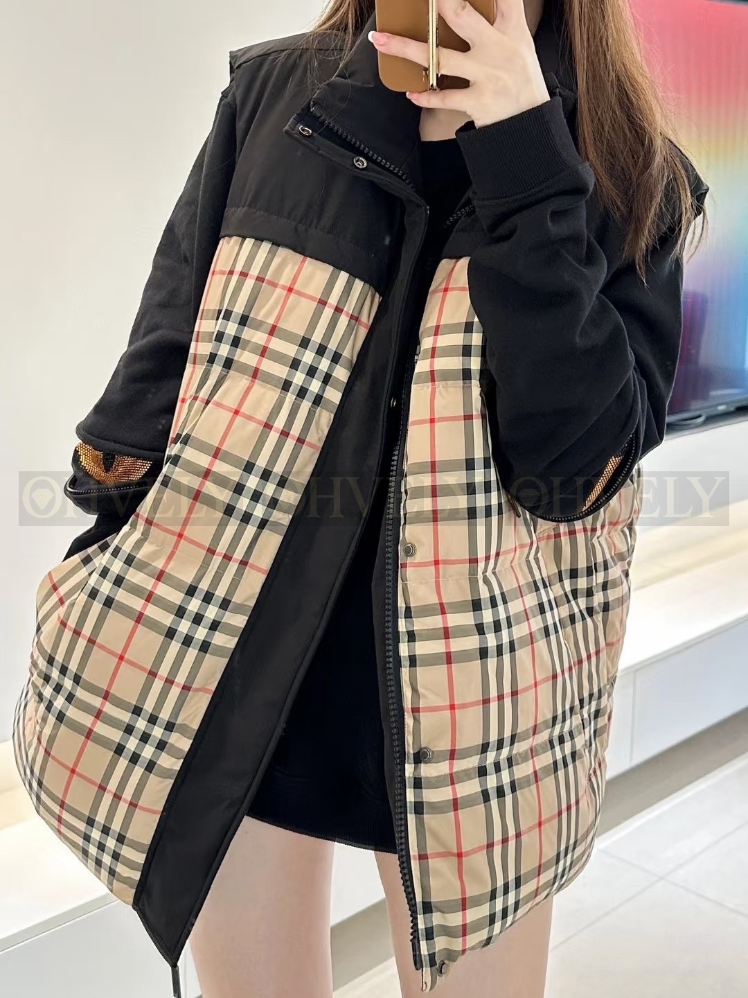 【 ZP 】Burberry 체크 패널 리버시블 베스트 (매장가 285만원) 상품 썸네일