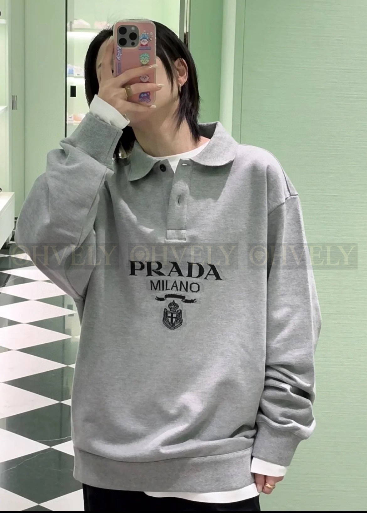 【 ZP 】Prada 셔츠 (매장가 322만원) 상품 썸네일