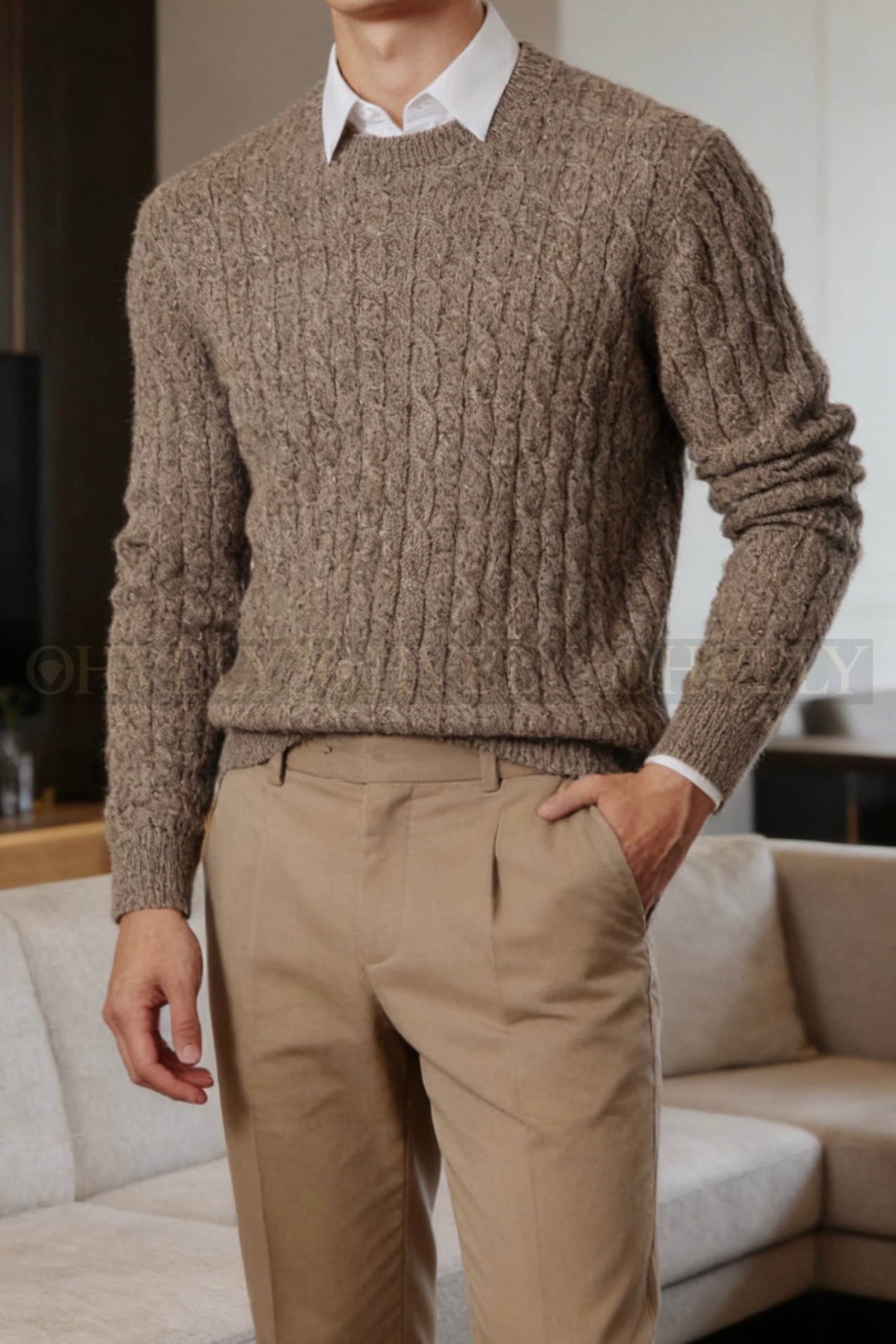 【 ZP 】LoroPiana 라운드 스웨터 (매장가 370만원) 상품 썸네일