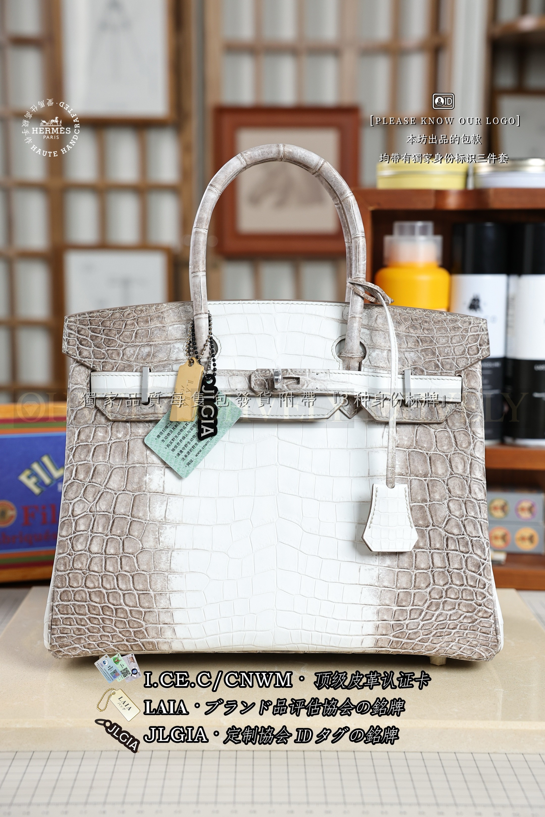 Hermès BIRKIN 30 𝙃𝙄𝙈𝘼𝙇𝘼𝙔𝘼 은장 상품 썸네일