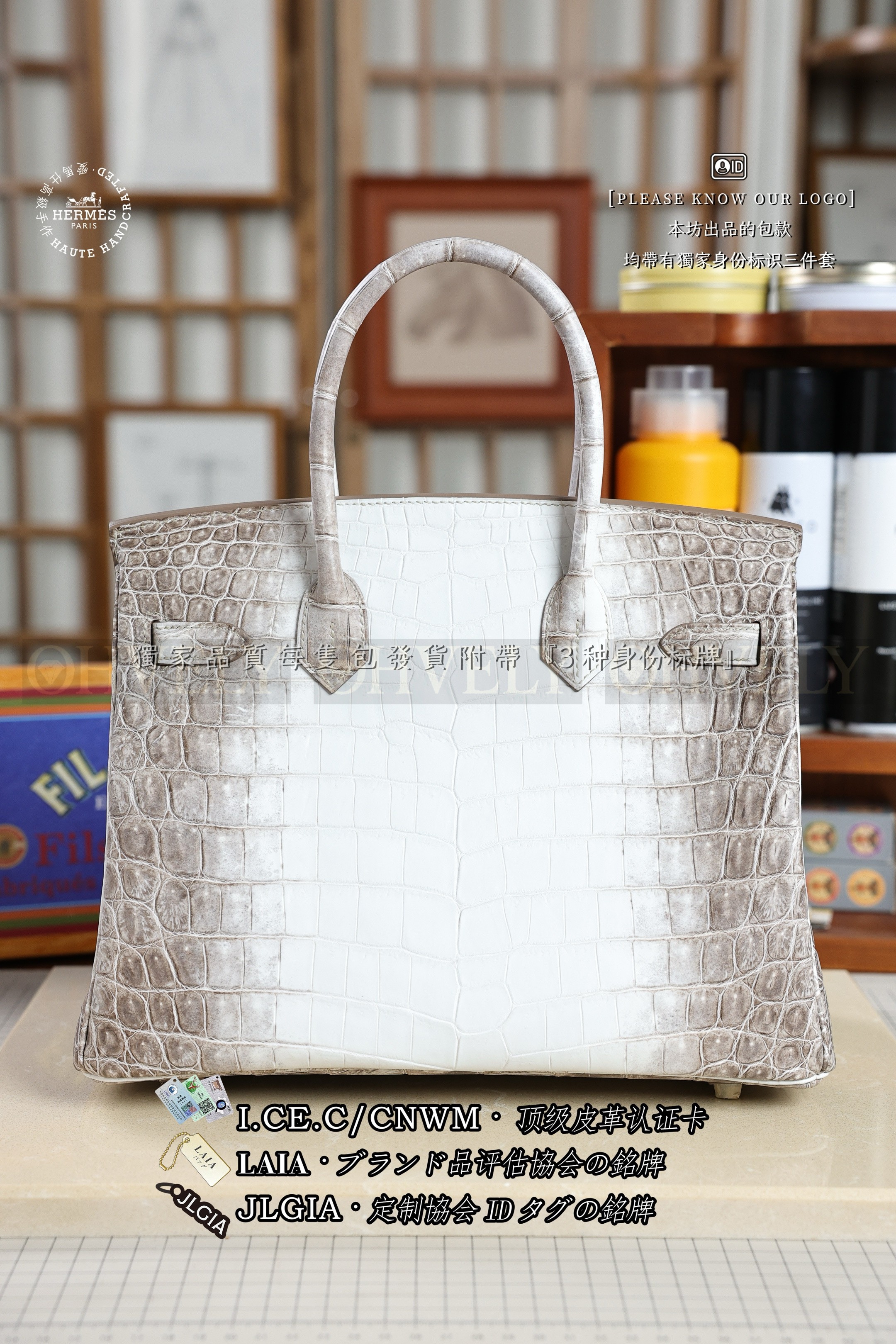 Hermès BIRKIN 30 𝙃𝙄𝙈𝘼𝙇𝘼𝙔𝘼 은장 상품 썸네일