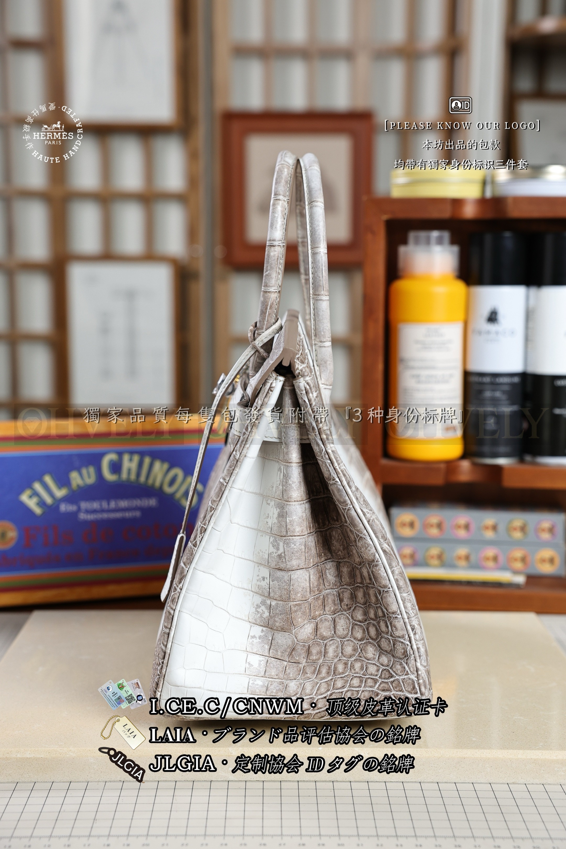 Hermès BIRKIN 30 𝙃𝙄𝙈𝘼𝙇𝘼𝙔𝘼 은장 상품 썸네일