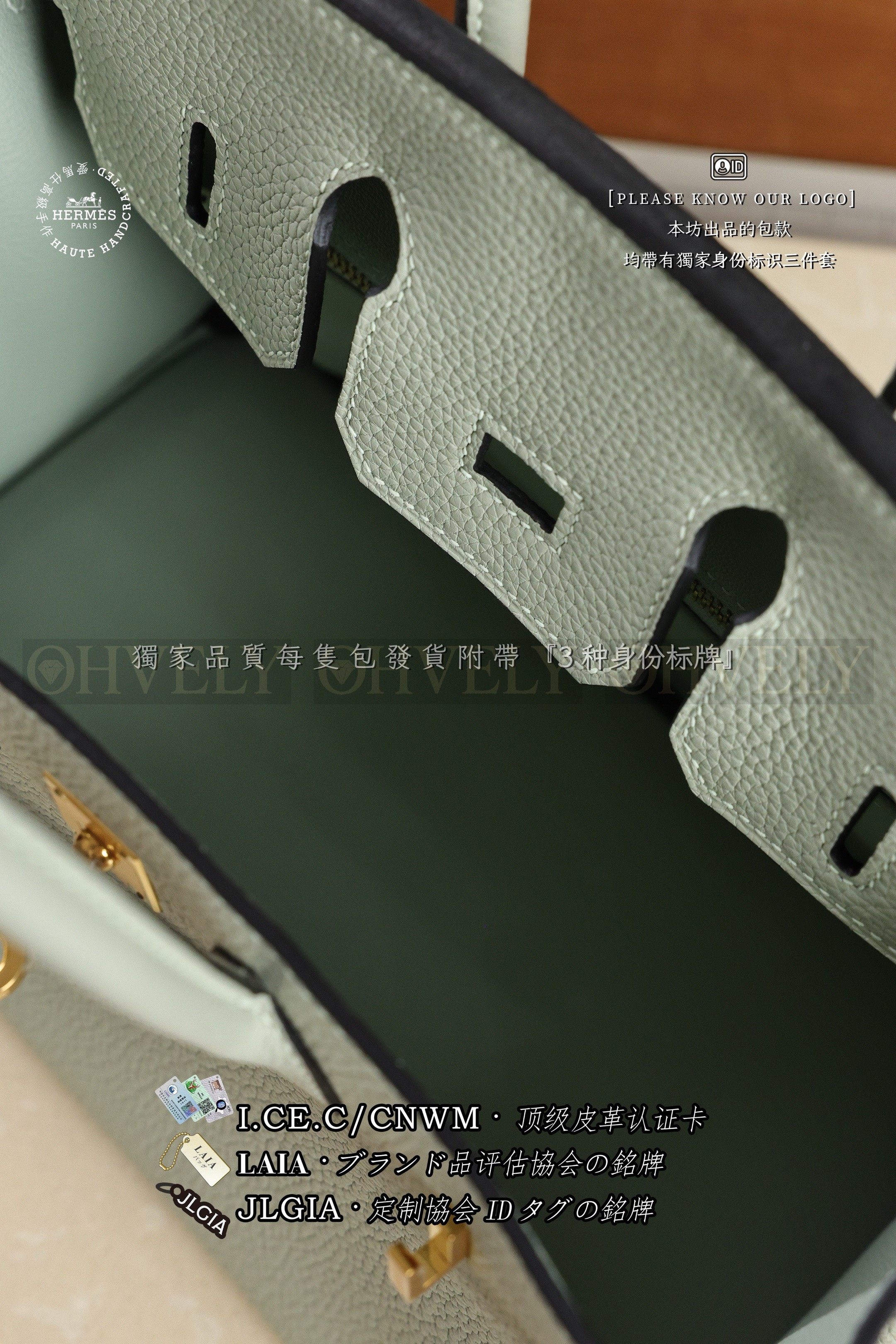 Hermès BIRKIN  𝟮𝟱 𝗩𝗲𝗿𝘁 𝗙𝗶𝘇𝘇 금장 상품 썸네일