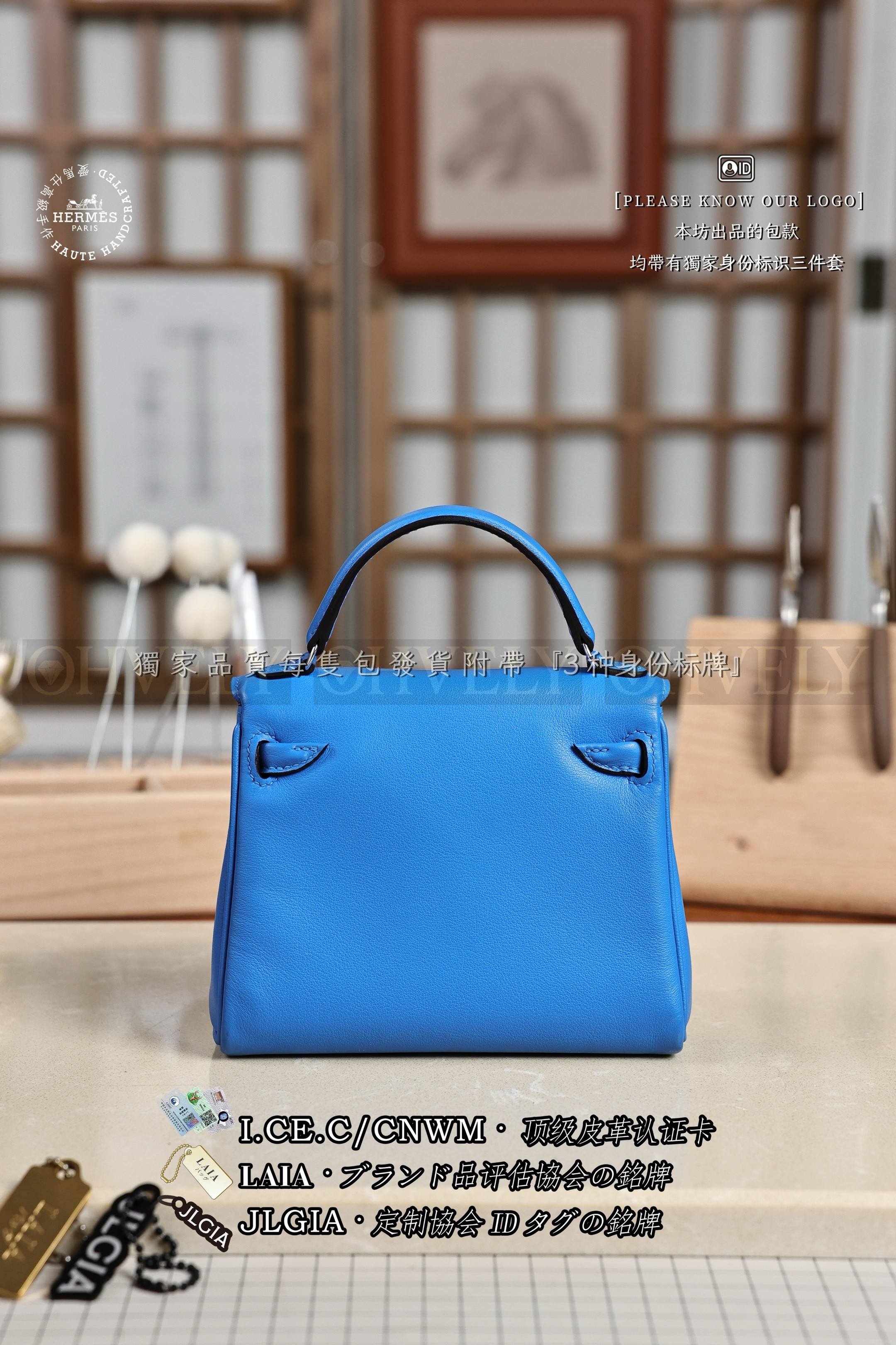 Hermès KELLY 𝘿𝙊𝙇𝙇  𝘽𝙡𝙪𝙚 𝙃𝙮𝙙𝙧𝙖+𝙉𝙖𝙫𝙮 은장 상품 썸네일