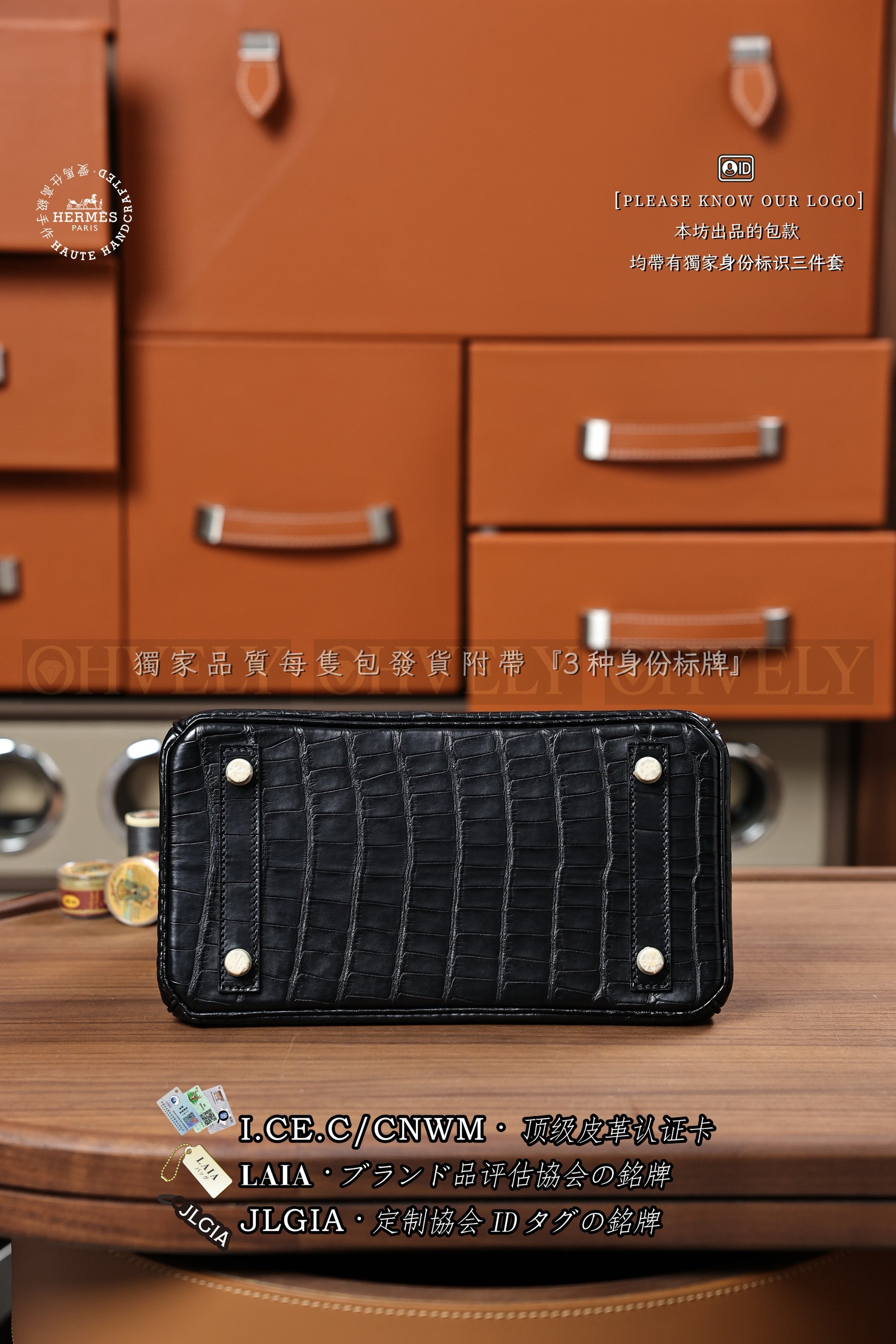 Hermès BIRKIN 𝟮𝟱 𝙉𝙤𝙞𝙧 은장 상품 썸네일