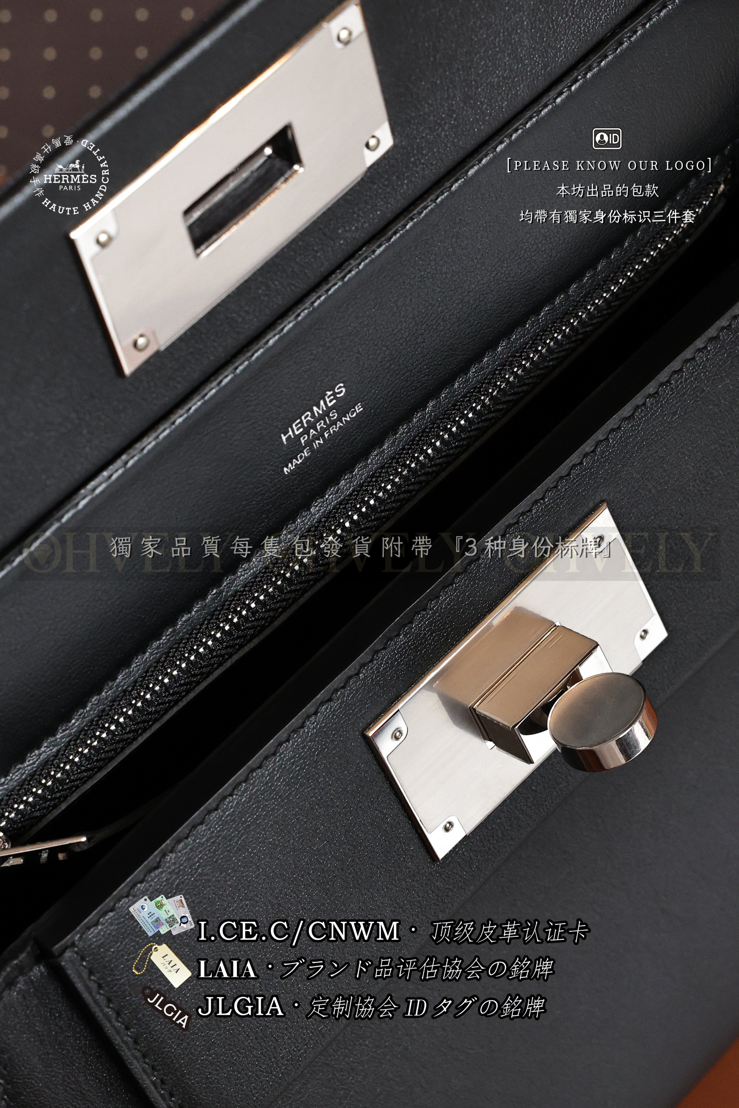 Hermès 𝟸𝟺𝟸𝟺 𝙼𝚒𝚗𝚒 𝙽𝚘𝚒𝚛 은장 상품 썸네일