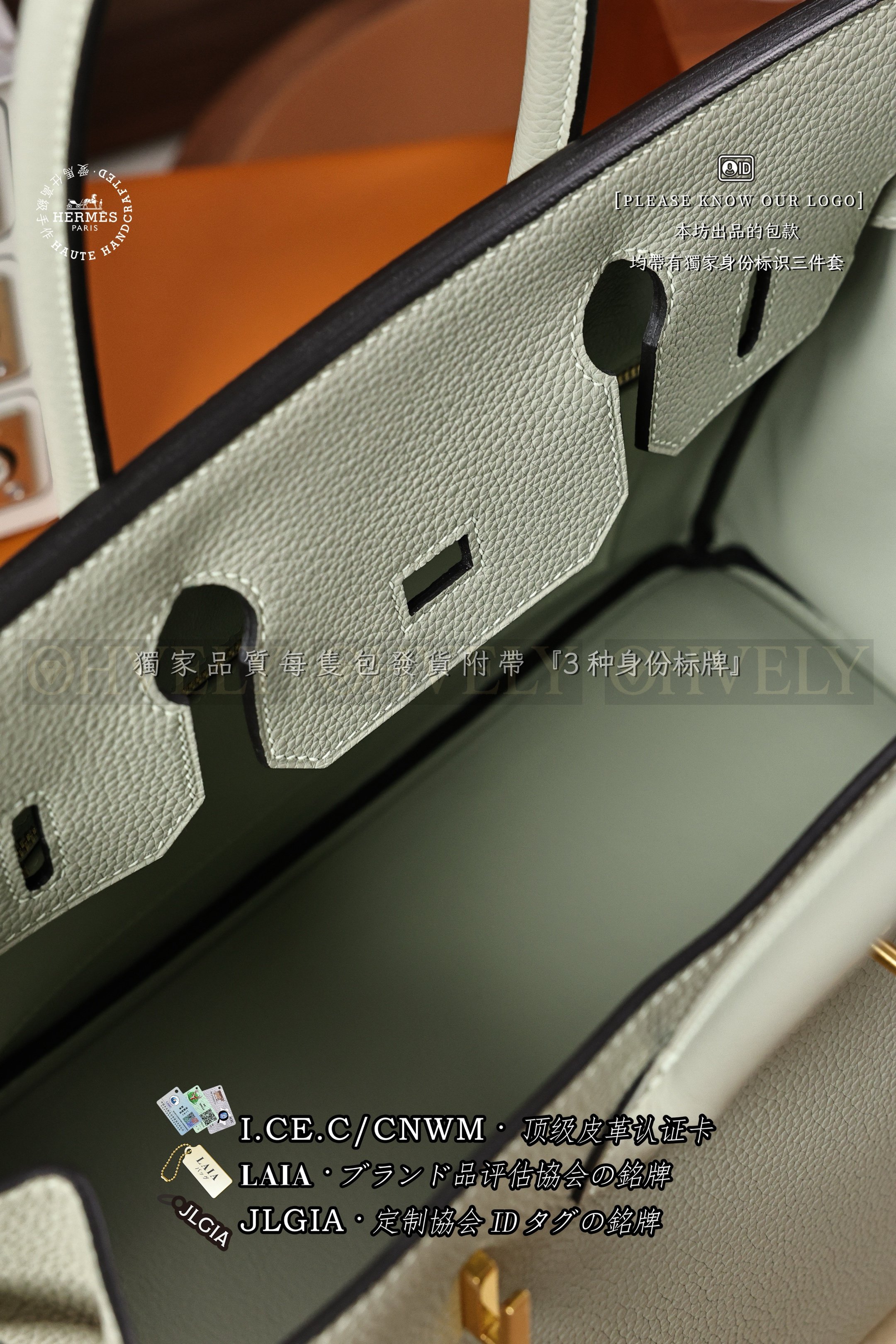 Hermès BIRKIN 𝟹𝟶 𝙶𝚛𝚒𝚜 𝙲𝚒𝚖𝚎𝚗𝚝 금장 상품 썸네일