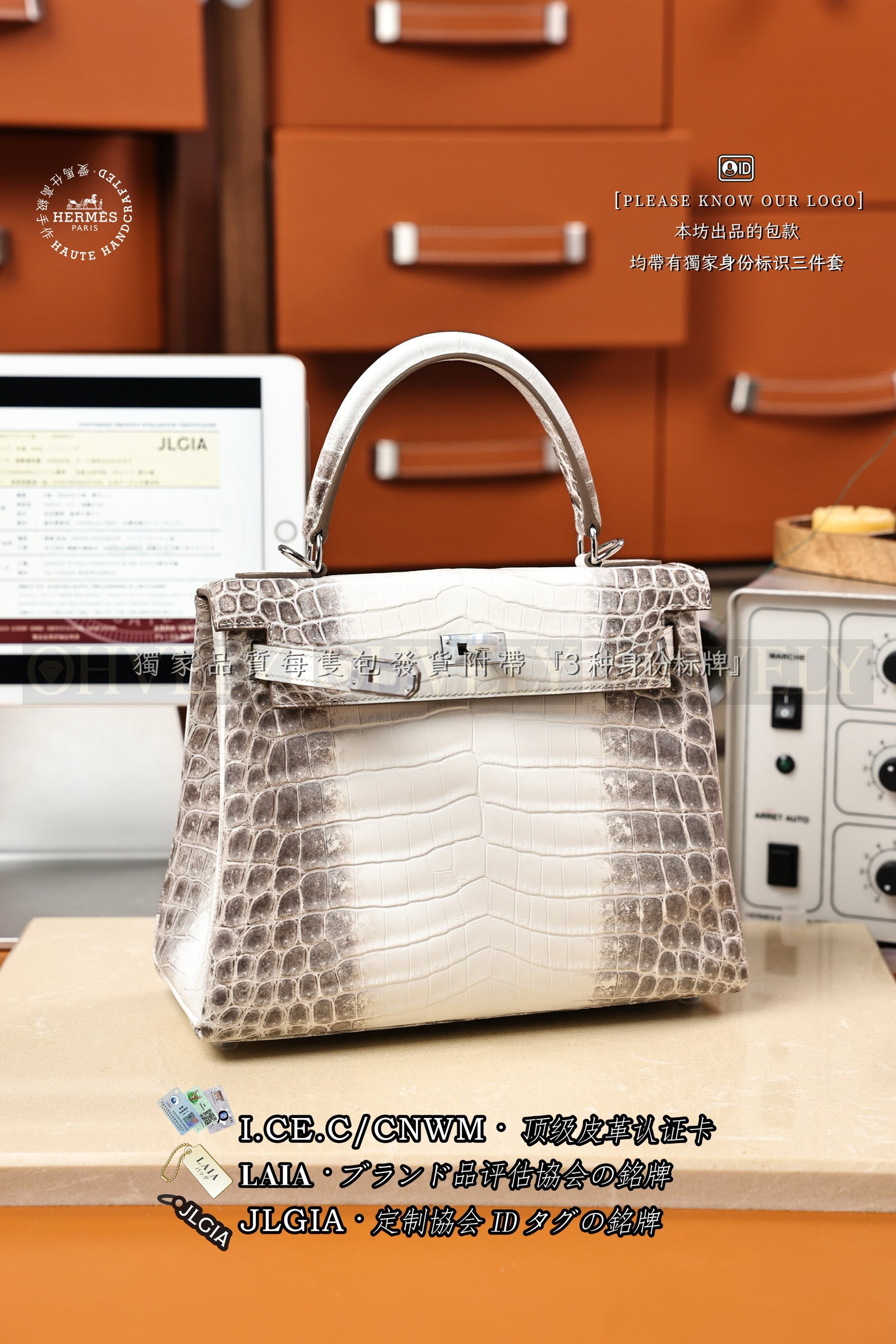 Hermès Kelly 𝟸𝟻 𝙷𝙸𝙼𝙰𝙻𝙰𝚈𝙰 은장 상품 썸네일