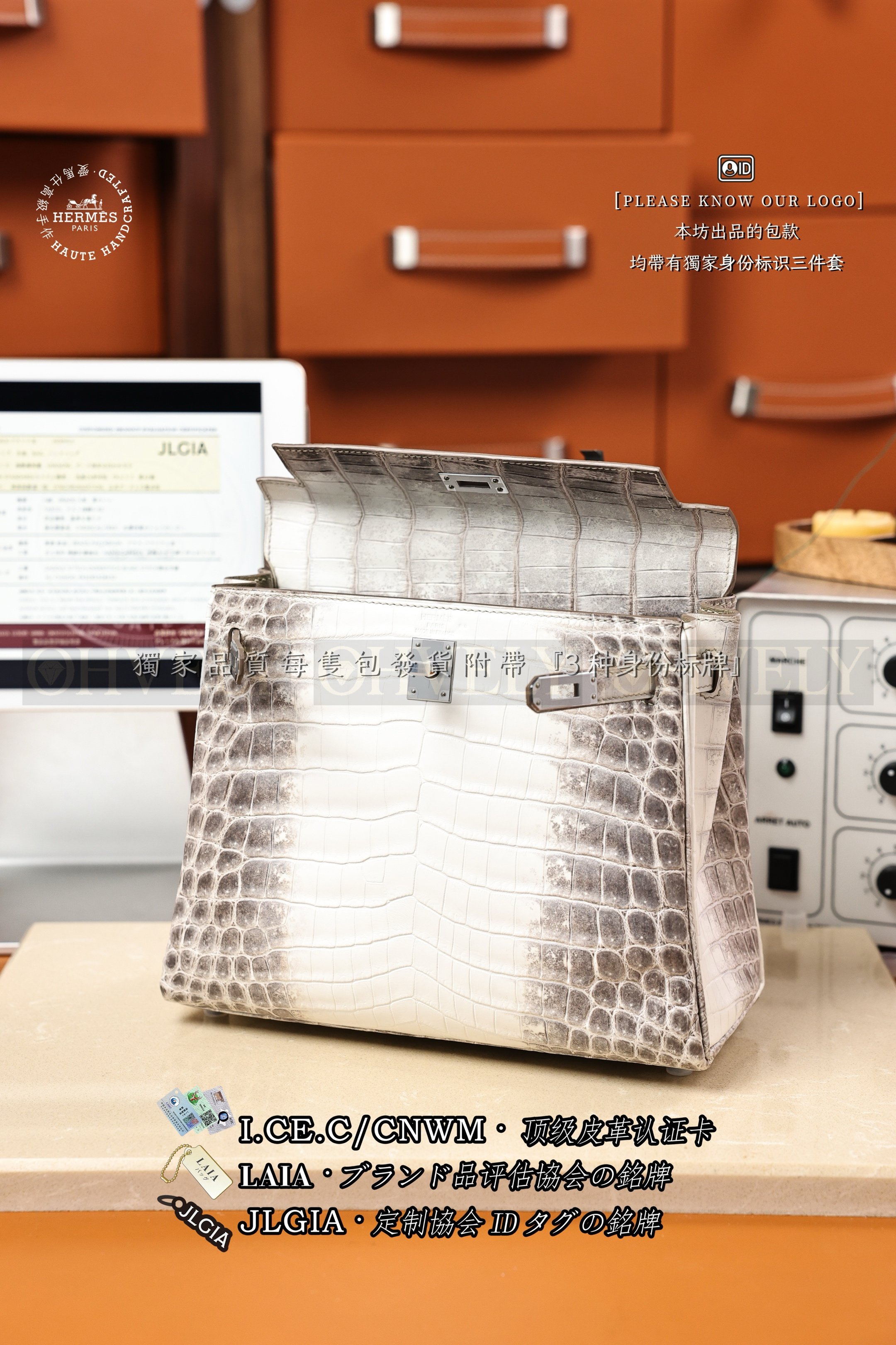 Hermès Kelly 𝟸𝟻 𝙷𝙸𝙼𝙰𝙻𝙰𝚈𝙰 은장 상품 썸네일