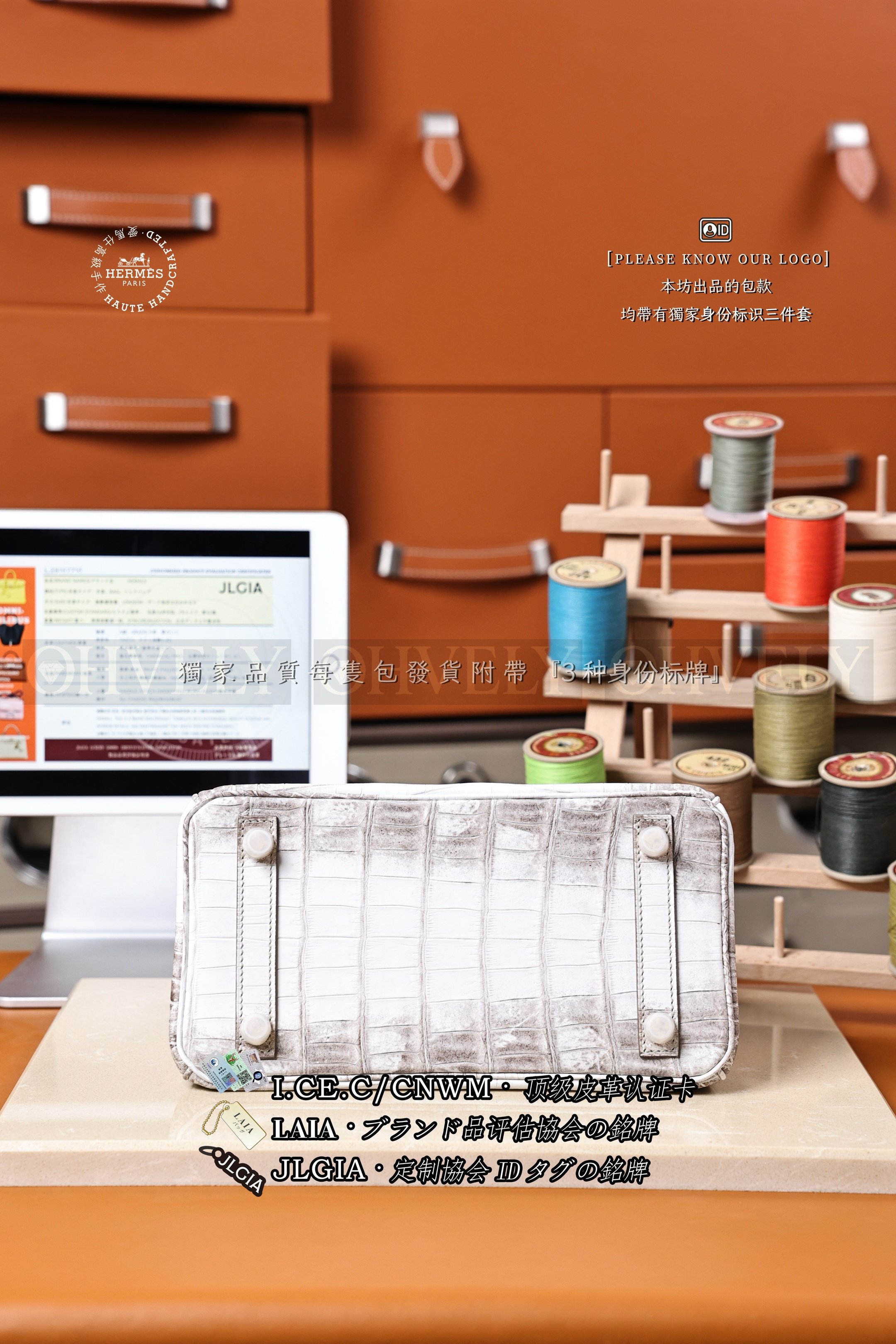 Hermès BIRKIN 𝟸𝟻 𝙷𝙸𝙼𝙰𝙻𝙰𝚈𝙰 은장 상품 썸네일