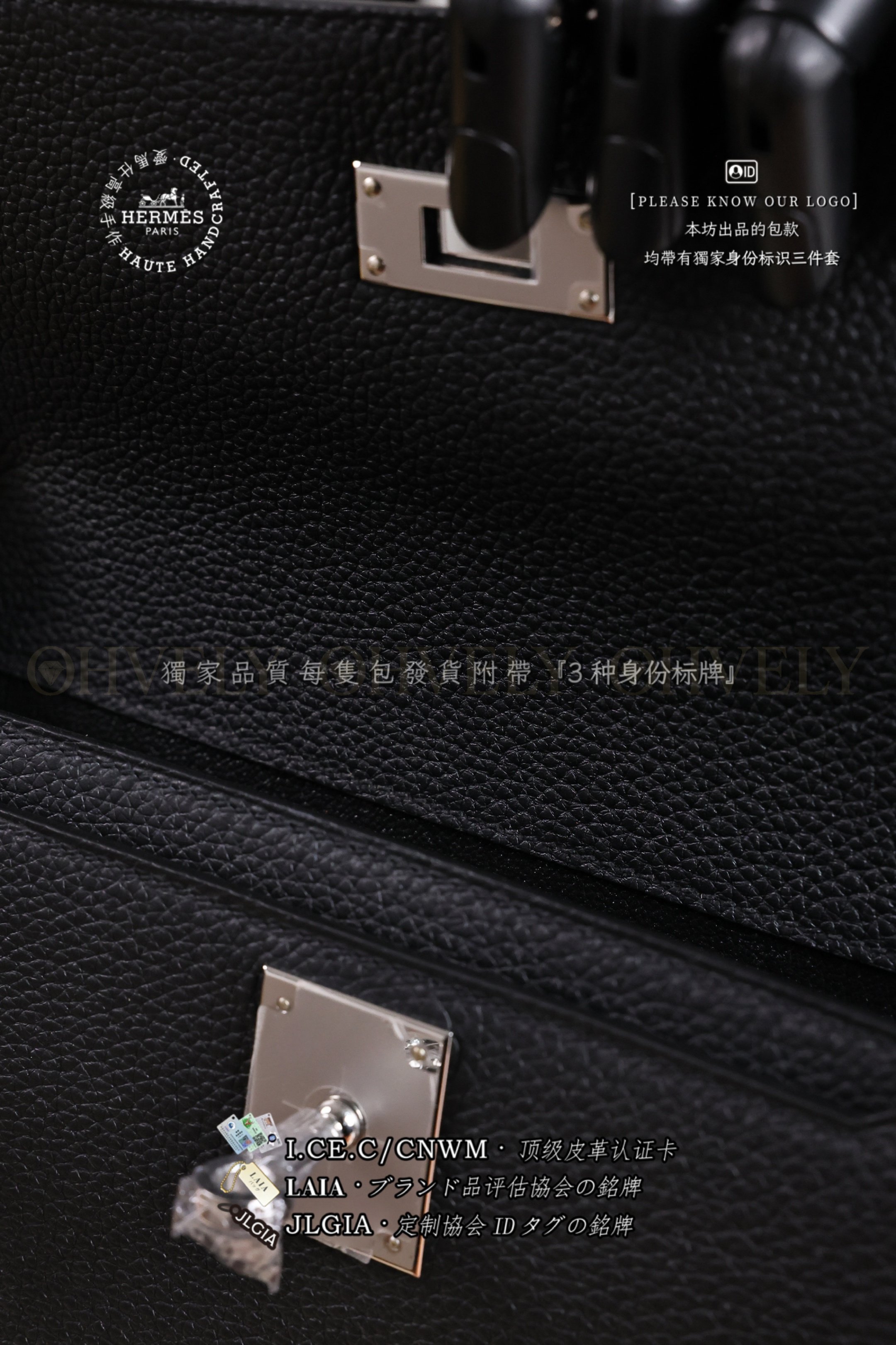 Hermès Kelly 𝙳𝚎𝚙𝚎𝚌𝚑𝚎𝚜 𝟸𝟻 𝙽𝚘𝚒𝚛 은장 상품 썸네일