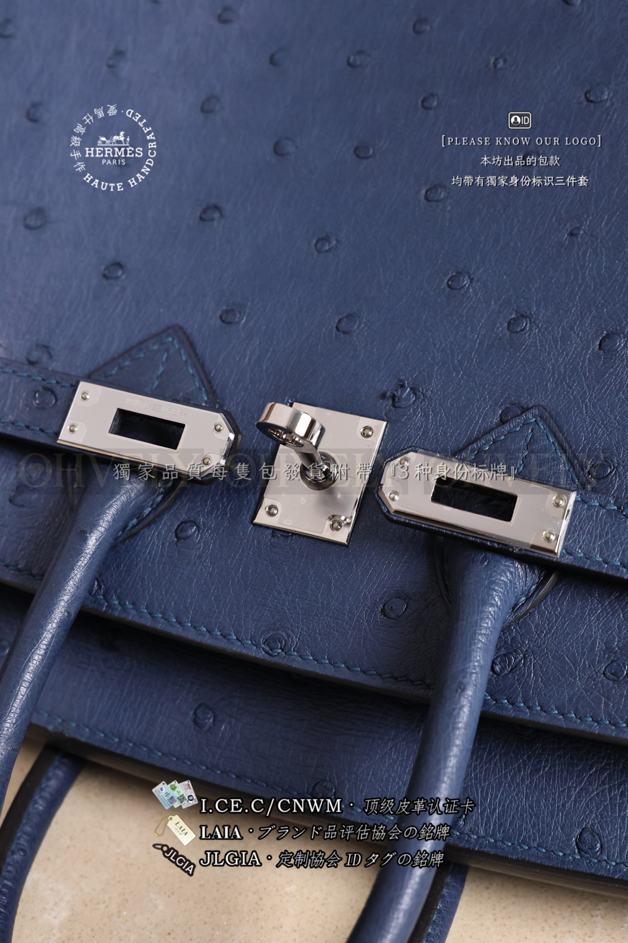 Hermès BIRKIN 𝟮𝟱 𝙊𝙎𝙏𝙍𝙄𝘾𝙃 𝙱𝚕𝚞𝚎 𝙸𝚛𝚒𝚜 은장 상품 썸네일