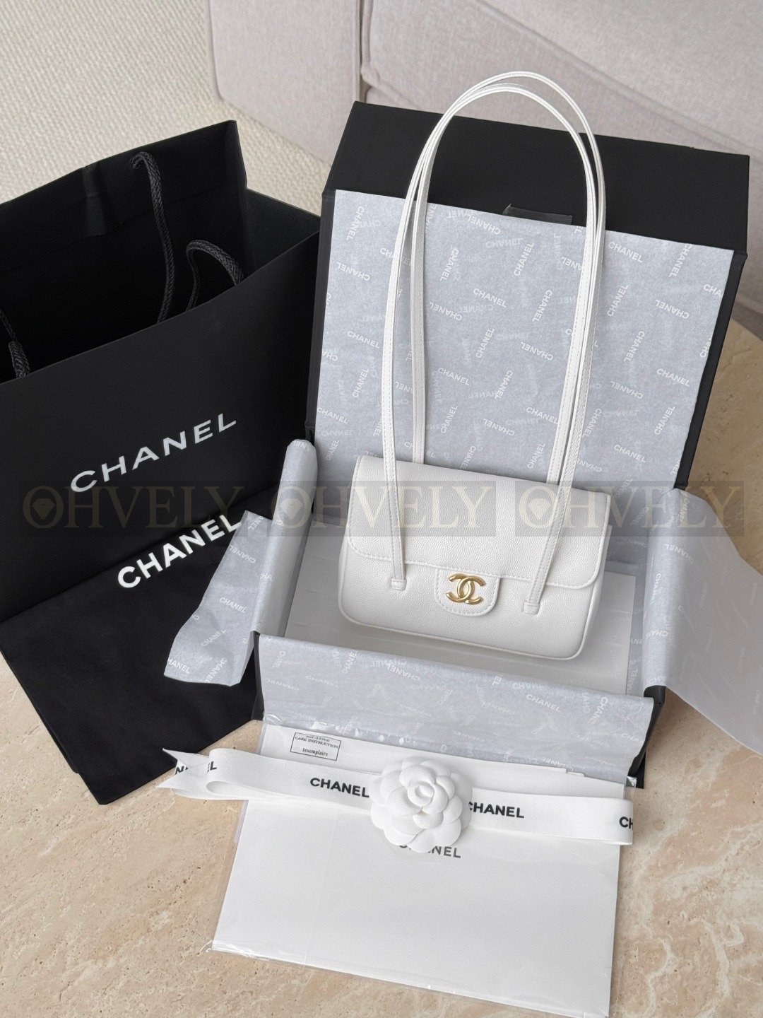 Chanel 스몰 플랩백 제니백 2026 미니화이트 상품 썸네일